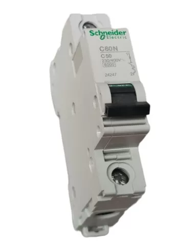 Interruptor automático Schneider C60N 6KA 1P 50A curva C 24247
